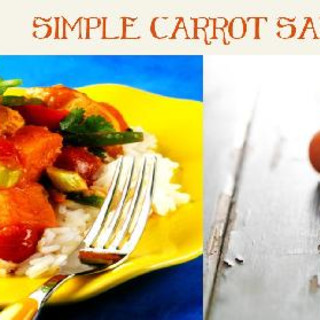 Simple Carrot Sabji