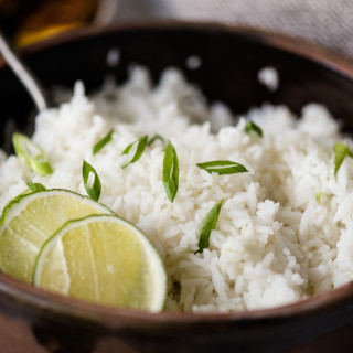 Simple Coconut Rice with Hint of Lime