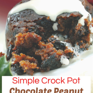 Simple Crock Pot Chocolate Peanut Butter Lava Cake