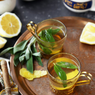 Simple Lemon and Sage Tisane