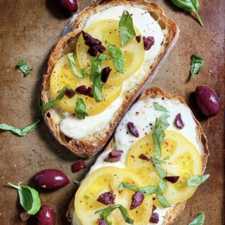 Simple Mediterranean Toasts