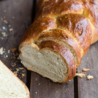 Simple Whole Wheat Challah Bread.