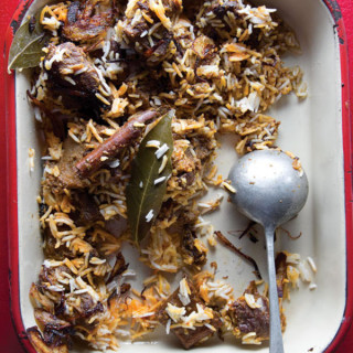 Sindhi Biryani (Spiced Goat and Rice Pilaf)