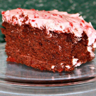Sinful Chocolate-Cherry Cake