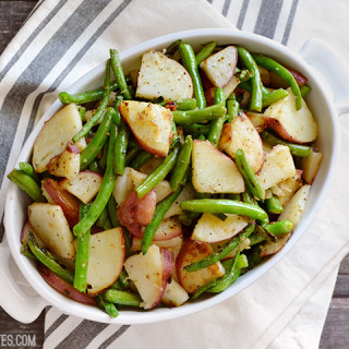 Skillet Potatoes and Green Beans