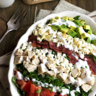 Skinny Cobb Salad {Low Carb, Low Calorie, Low Fat and High Protein}