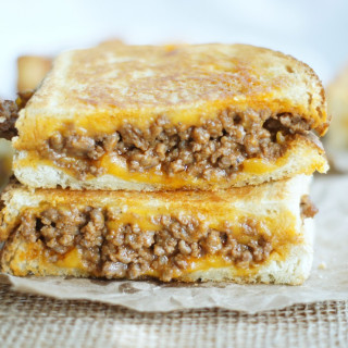 Sloppy Grilled Cheese Sandwiches