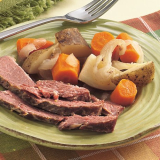 Slow-Cooked Corned Beef Dinner