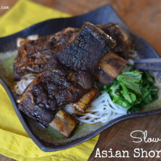 Slow Cooker Asian Short Ribs (with Soy Sauce Glaze)
