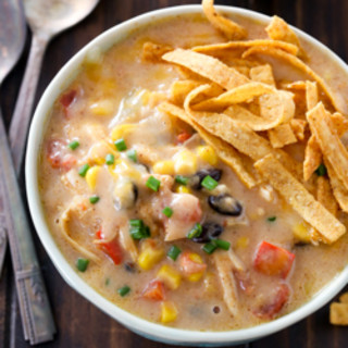 Slow Cooker Cheesy Mexican Chipotle Corn Chowder