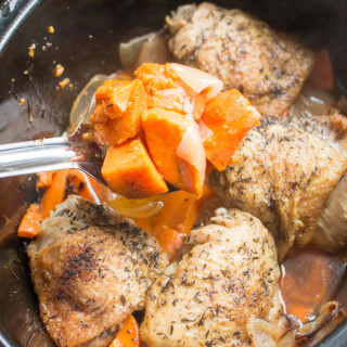 Slow Cooker Chicken and Sweet Potato Dinner