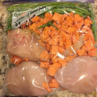 Slow Cooker Chicken with Sweet Potatoes and Green Beans