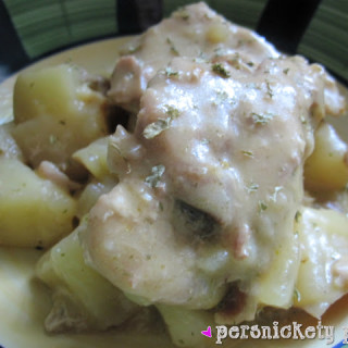 Slow Cooker Creamy Ranch Pork Chops and Potatoes