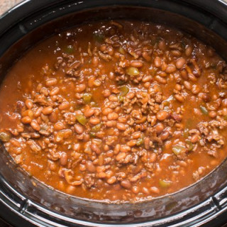 Slow Cooker Land Your Man Baked Beans