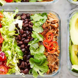 Slow-Cooker Meal-Prep Burrito Bowls