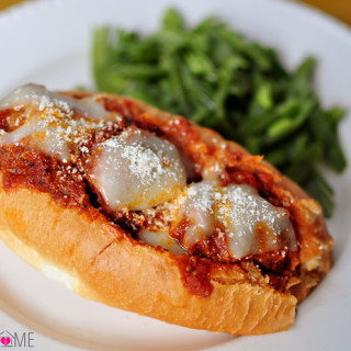 Slow Cooker Meatball Sub Sandwiches