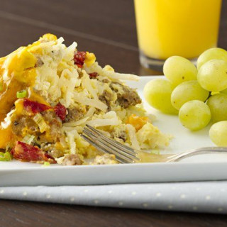 Slow-Cooker Sausage and Egg Breakfast Casserole