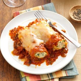 Slow Cooker Two-Meat Manicotti Recipe