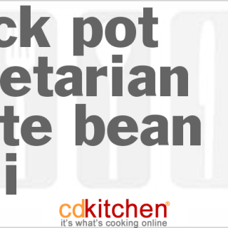 Slow Cooker Vegetarian White Bean Chili