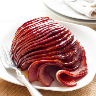 Slow Cooker Honey-Glazed Ham