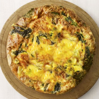 Smoked Gouda Frittata with Winter Greens