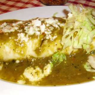 Smothered Burritos with Green Chili
