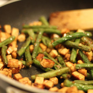 Snake Beans with Tofu