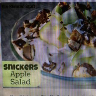 Snickers apple pudding salad