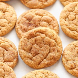 Soft &amp; Chewy Pumpkin Snickerdoodle Cookies