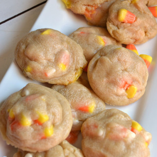 Soft and Chewy Candy Corn Cookies
