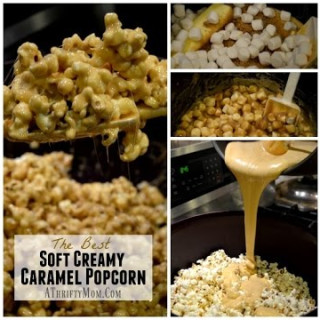 Soft Creamy Caramel Popcorn Recipe