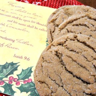 Soft Ginger Molasses Cookies-Video