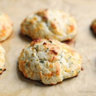 Sour Cream Cheddar and Chives Drop Biscuits Recipe