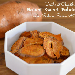 Southwest Chipotle Baked Sweet Potato Chips