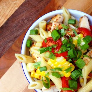 Southwest Grilled Chicken and Corn Pasta Salad