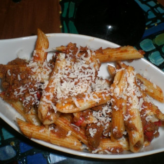 Southwest Penne Pasta With Meat sauce