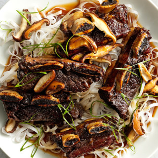 Soy-Braised Short Ribs with Shiitakes