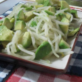 Soya Sprouts Avocado Salad