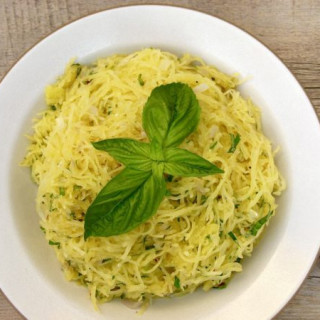 Spaghetti Squash with Pecorino and Herbs Recipe