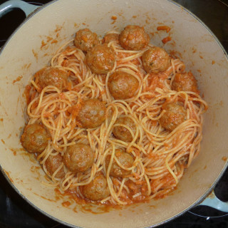 Spaghetti with Meatball Sauce