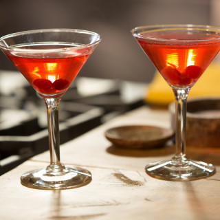 Spanish Cranberry Sparkling Martini