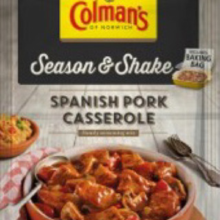 Spanish Pork Casserole (Colman's Season & Shake)