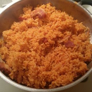 Spanish Rice with bacon