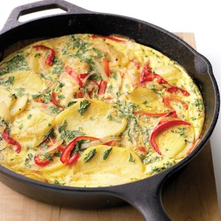 Spanish Tortilla with Bell Pepper