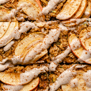 Spiced Apple Zucchini Baked Oatmeal
