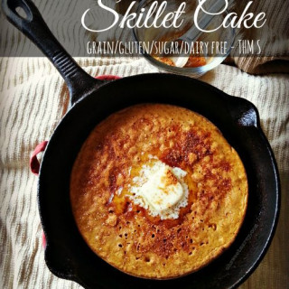 Spiced Coconut Flour Skillet Cake