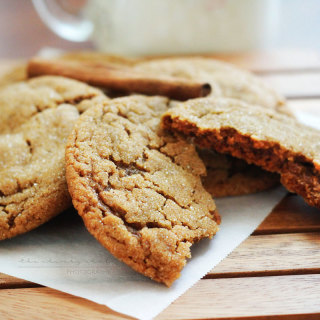 Spiced Soft Molasses Cookies