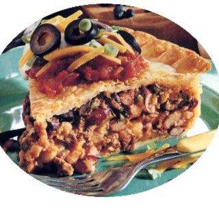 Spicy Bean and Beef Pie