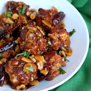 Spicy Crispy Kung Pao Cauliflower Recipe
