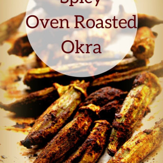 Spicy Oven Roasted Okra